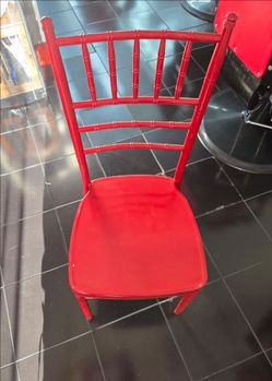 Metal red chairs for sale