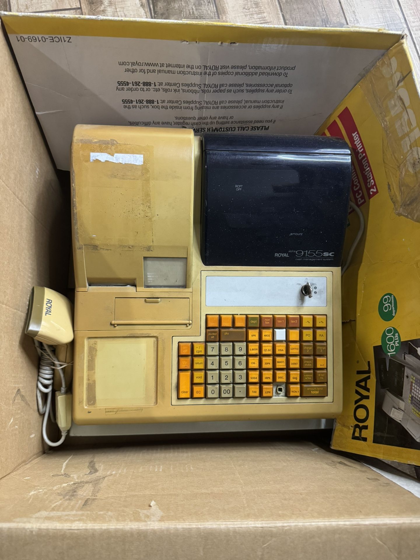 Royal Alpha 9155SC Cash Register Untested