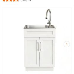 Laundry Sink With Cabinet