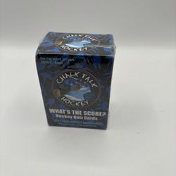 Chalk Talk Hockey -What’s The Score?  144 Quiz On Hockey Facts Card Game. (NEW)
