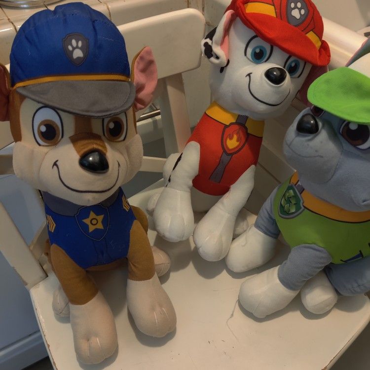 Paw Patrol plush toys