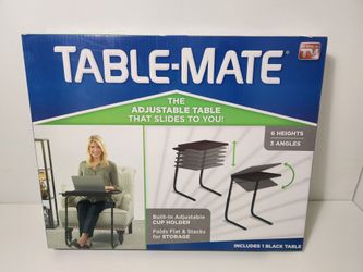 Table-Mate the adjustable table that slides to you
