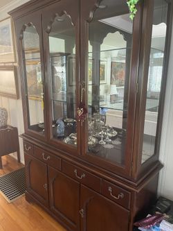 Beautiful Cherry Grove China Cabinet 