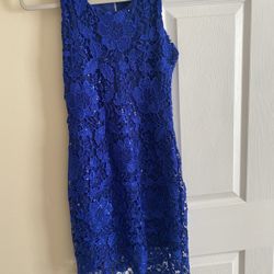 Dark Blue tight-fitting evening dress