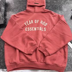 NWT ESSENTIALS CRIMSON HOODIE SMALL