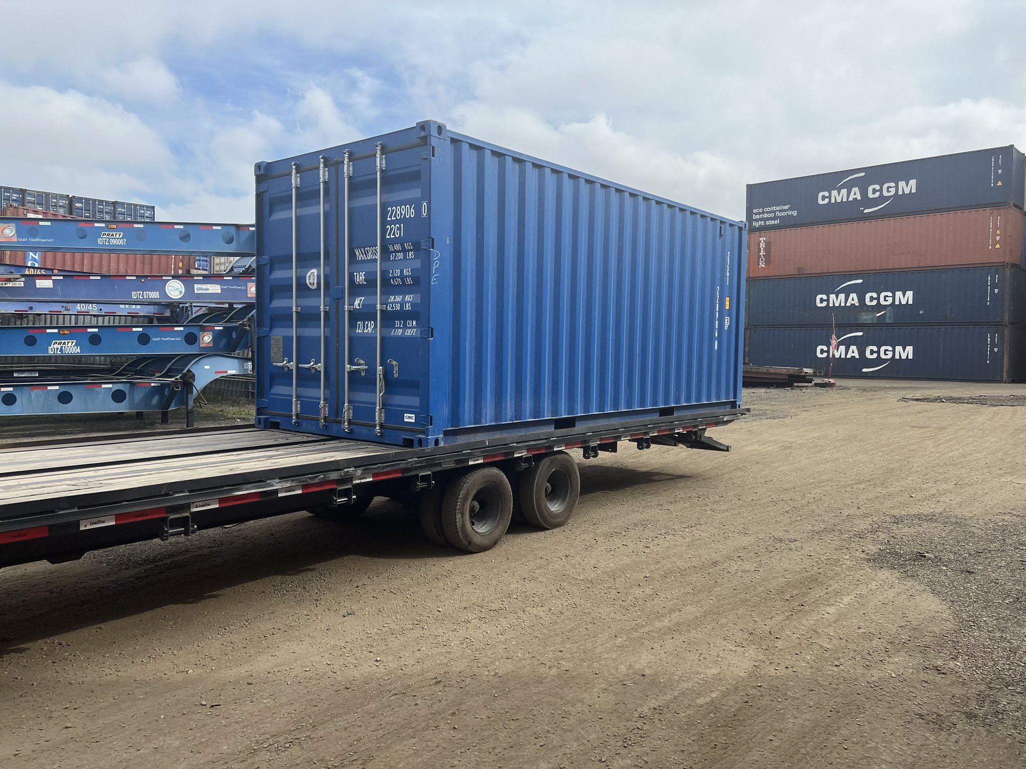 20’ One Trip, New, Shipping Container