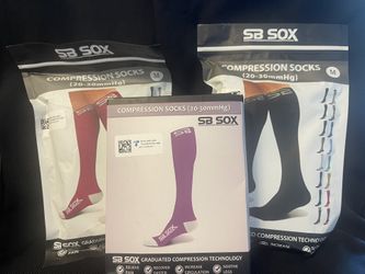 Compression Socks By SB SOX•Medium•1black•2purple