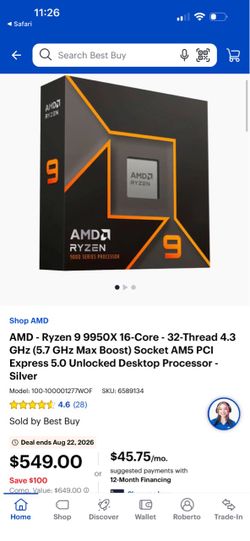 Ryzen 9 9950
