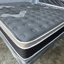 King Oasis Thermal Comfort Europillow Top 12inch Mattress!!