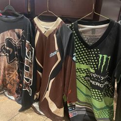 Motocross Jerseys Size Large 