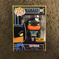 Funko Pop Batman Black Light Hot Topic Exclusive