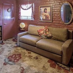 Queen Memory Foam Sleeper Sofa (please read)