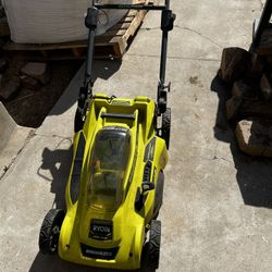 Ryobi 40V 20” Brushless Cordless Lawn Mower + Battery & Charger 