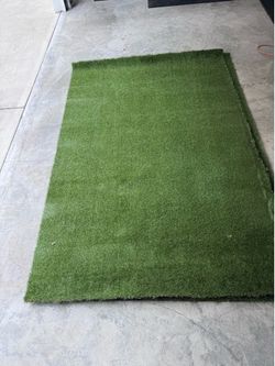 Premium artificial turf remnants. Two pieces