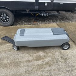 RV Portable Waste Tank Tote With Wheels