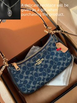 Coach Denim Underarm Bag