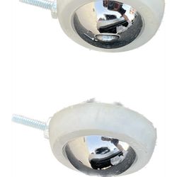 2" Chrome Heavy Weight Ball Caster w/ 1" threaded stem  (set Of 2)