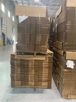 Up to 40 Cardboard boxes for $25