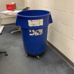 Large Recycle Garbage Can On Wheels