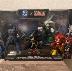 DC Comics x Sonic the Hedgehog Action Figure 4-pack