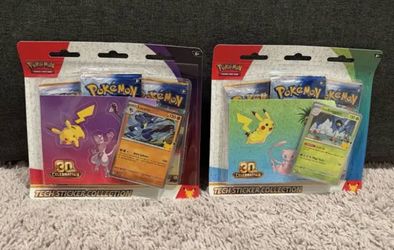 Pokémon 30th Celebration Tech Sticker Collection Set! Sealed! Both For Only $75 Total! Pick Up In Coral Springs.