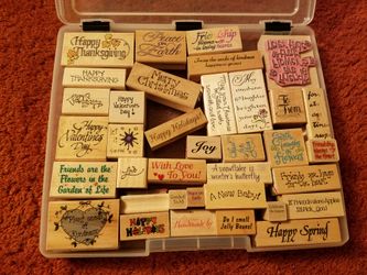 Craft ink stamps set 16