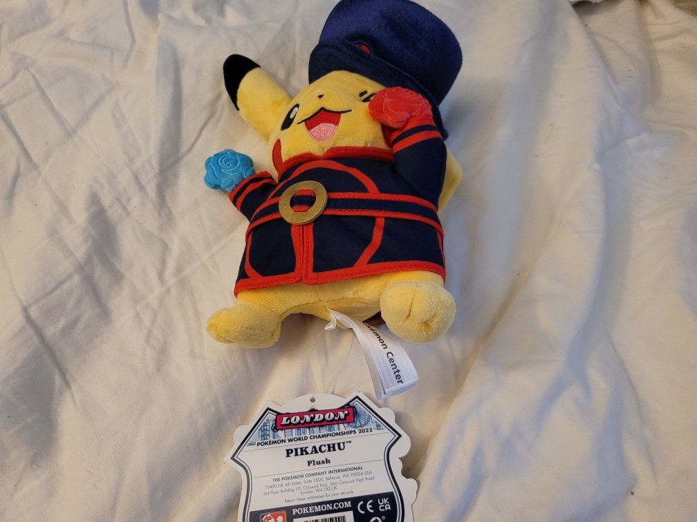 Pikachu Pokemon Plushie London Exclusive