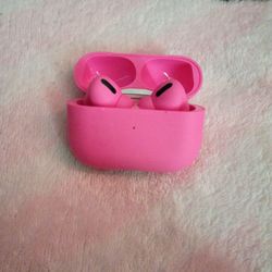 Pink Wireless Earbuds