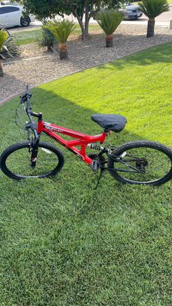 24" Dynacraft NEXT Boy's Gauntlet Bike Suspension Mountain Cycling Black Red