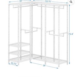 Garment Rack Customizable (straight or corner)