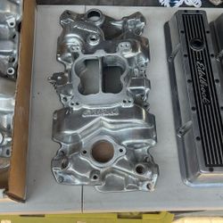 Chevrolet Small Block Intake Manifold, Valve Covers