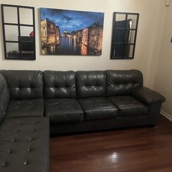 Leather Couch 