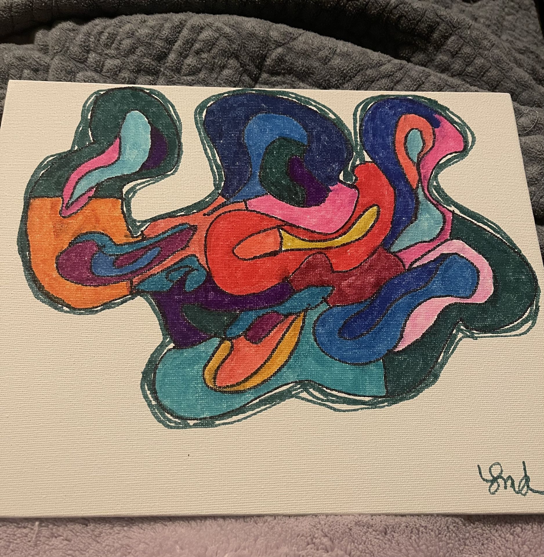 Colorful Blob Art 