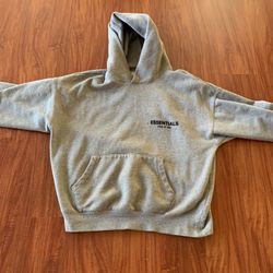 Grey Essential Hoodie 