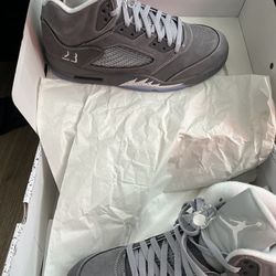 grey jordan 5s