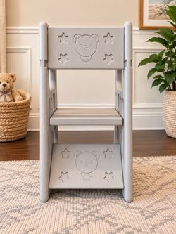 Toddler Tower Step Stool, Adjustable Kitchen Step Stool