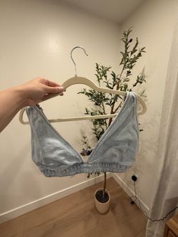 Size Large Denim Festival Top