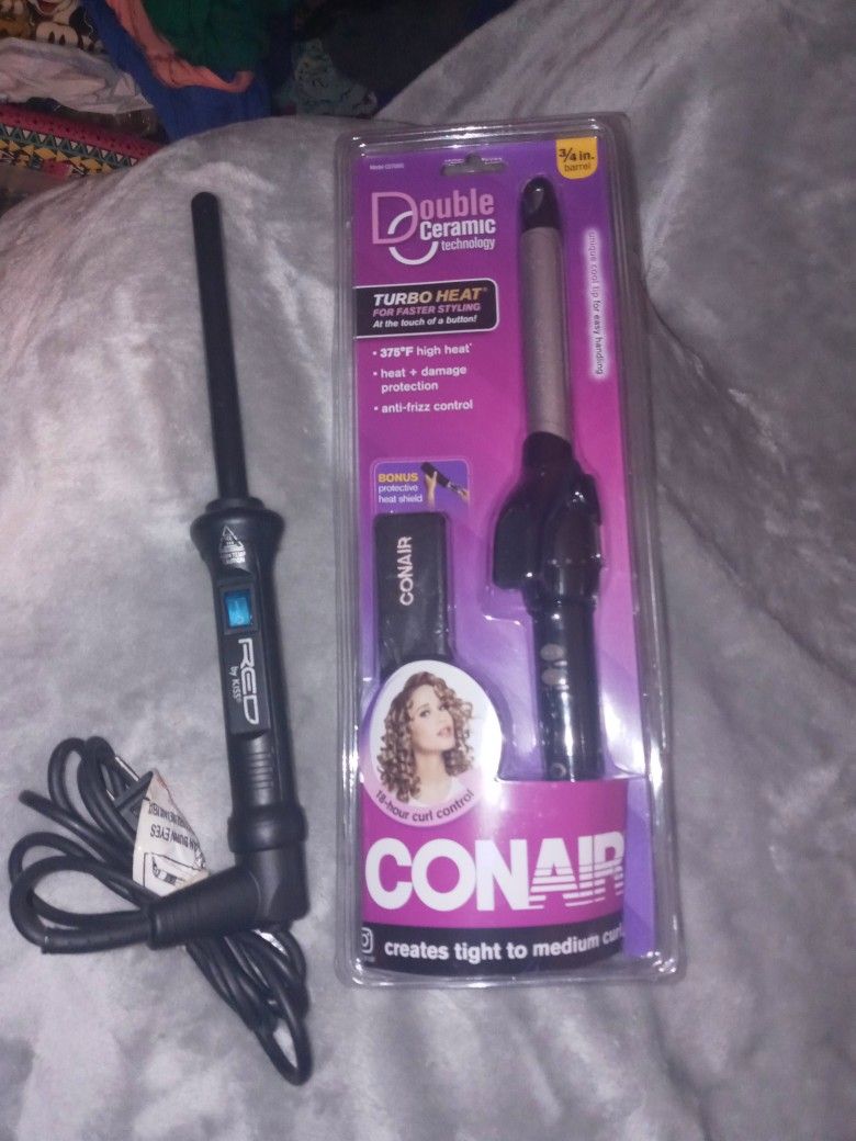 Hair Styling Tools. Curling Wand And Iron. $5. Both. 