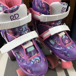 RD Roller Derby Skates , Girls, Size J12 (5), Adjustable 