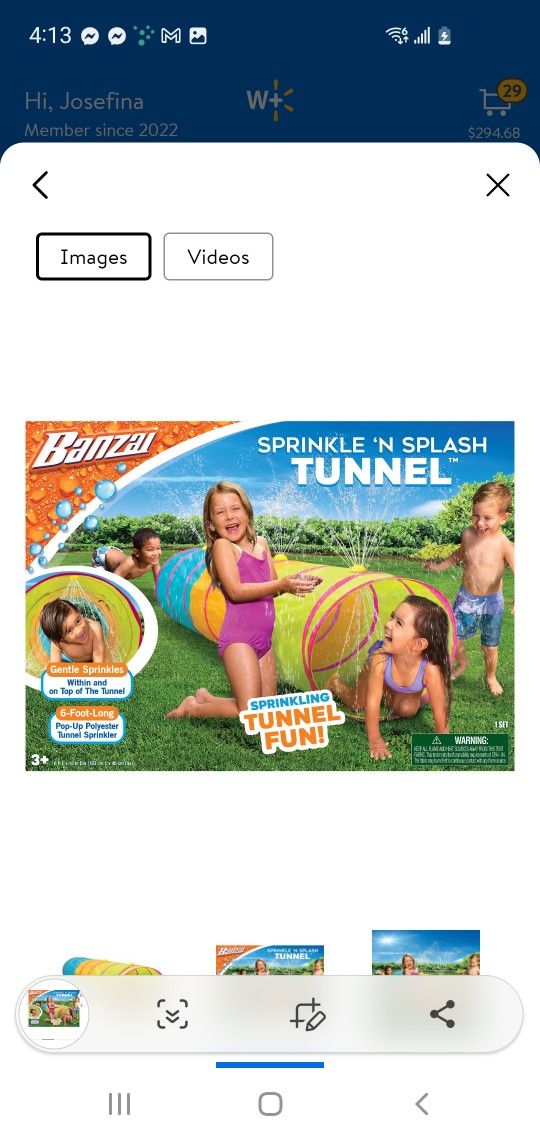 New Tunnel Sprinkler