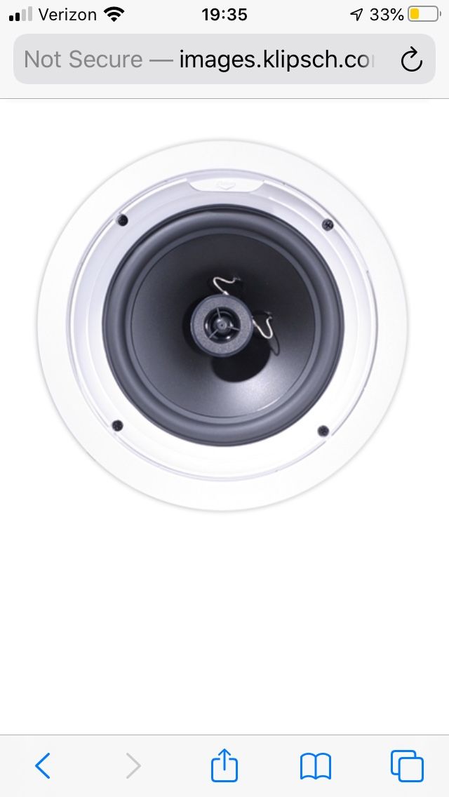 In ceiling speakers