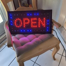Lighted Sign Open Closed Electric 20.00