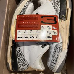Jordan Retro 3 White Cement 2003