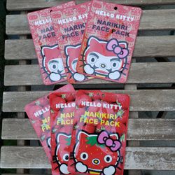HELLO KITTY Narikiri Face Pack for Skincare NEW!