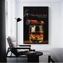 The Silent Men On Canvas 
