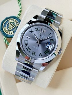 Brand New Rolex Datejust w/ Wimbledon Dial