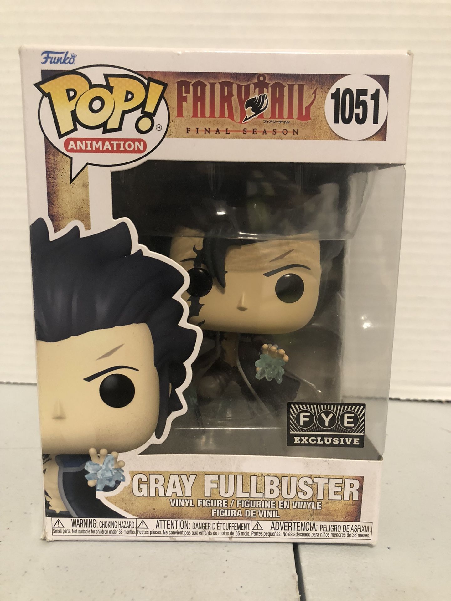 Funko POP! Animation Fairytail Final Season Gray Fullbuster #1051 FYE Exclusive