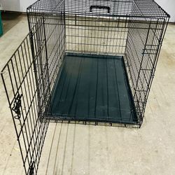 Large, One Door Folding Dog Crate