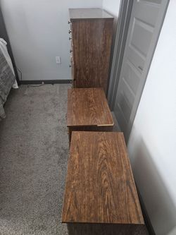 Bedroom dresser and night stands