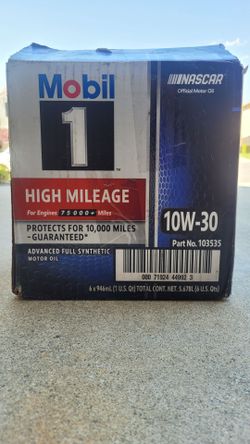 Mobil1 10w30 Full Synthetic High Milage